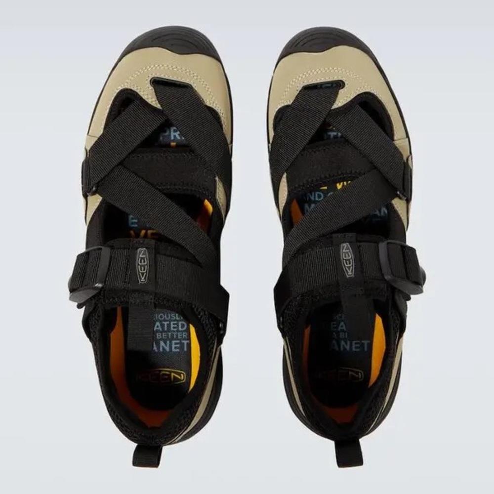 Keen Unisex Zerraport II Trail Sandal Tan Black Shoe Men’s 10.5 NWOB